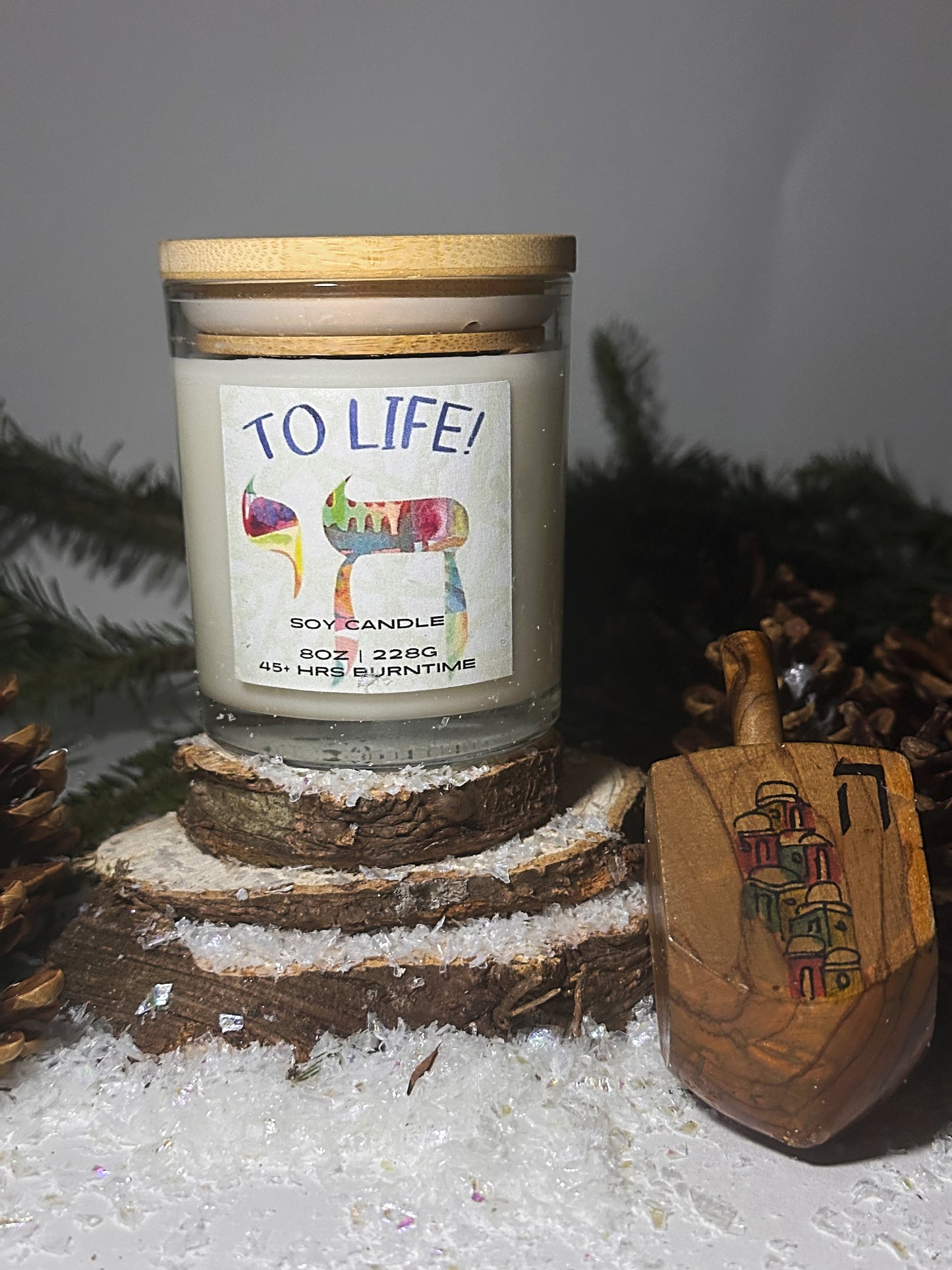 8oz 100% Luxury Soy Scented Candle | To Life!