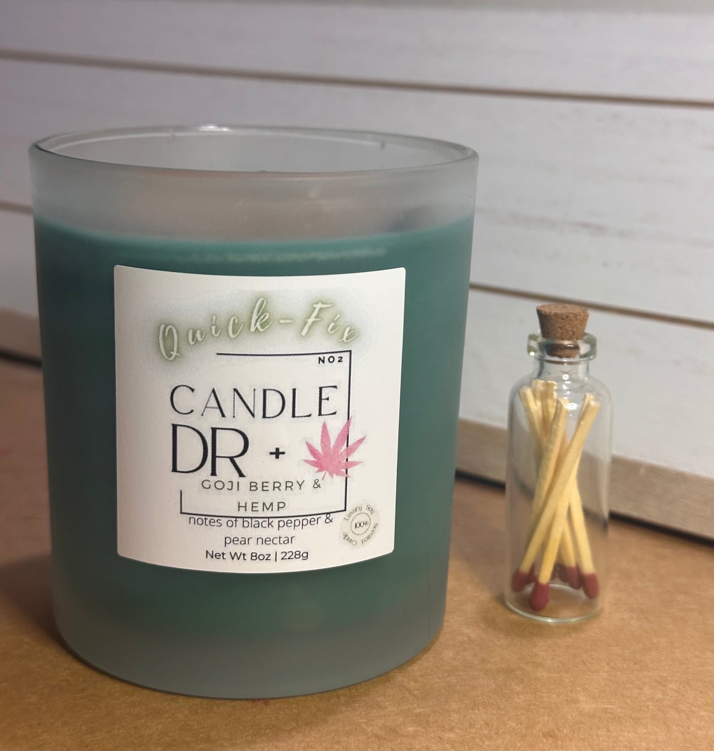 8oz 100% Luxury Soy Scented Candle | Quick-Fix