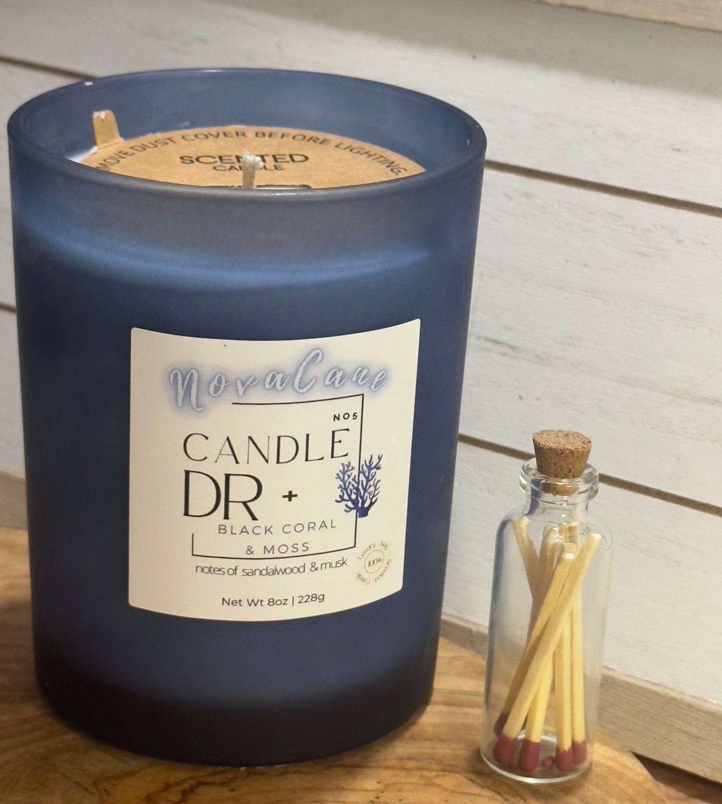 8oz 100% Luxury Soy Scented Candle | NOVACANE