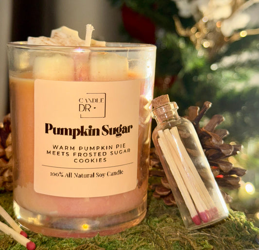 8OZ 100% Soy Scented Candle | Pumpkin Sugar