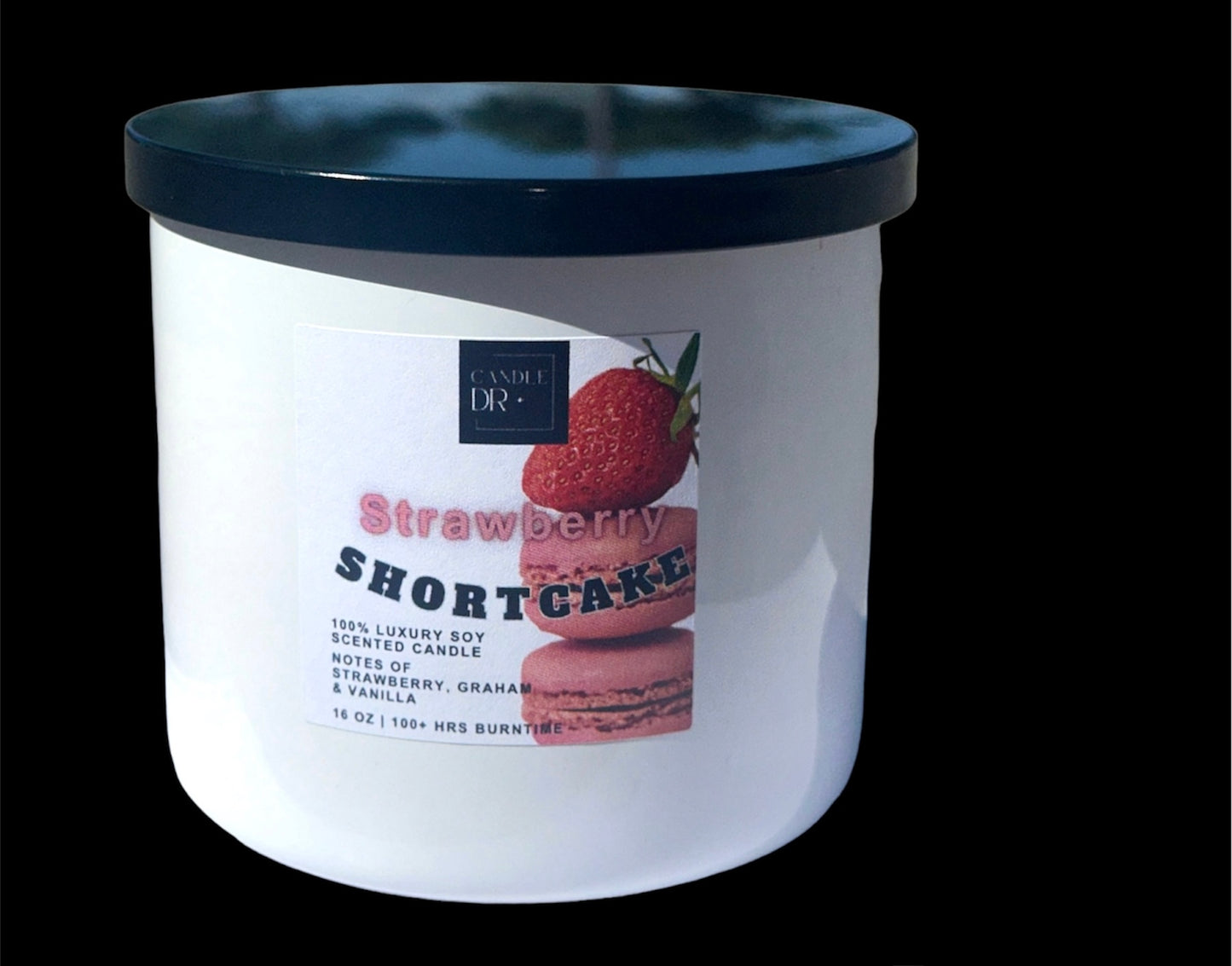 Strawberry Shortcake – 16OZ 3-Wick Luxury Soy Candle