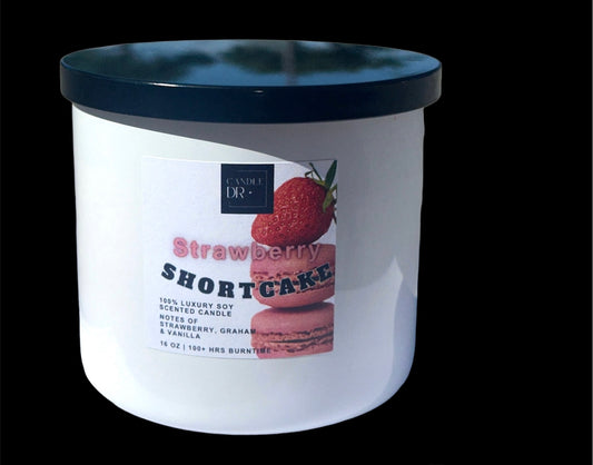 Strawberry Shortcake – 16OZ 3-Wick Luxury Soy Candle